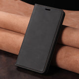 Wrist Strap Leather Flip Wallet Case for iPhone