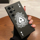Poker Pattern Silicone Soft Phone Case For Samsung