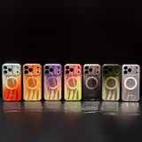Aurora Color Contrast Magnetic Case for iPhone
