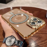 New Glitter Diamond Magnetic Case For iPhone