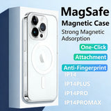 Magnetic Transparent Airbag Protective Phone Case for IPhone