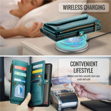 PU Leather Strap Card Holder Wallet Case for Samsung