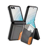 Leather Wallet Phone Case for Samsung Z Flip