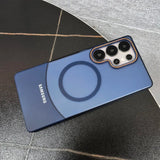 2 IN 1 Splicing Matte Magnetic Case For Samsung