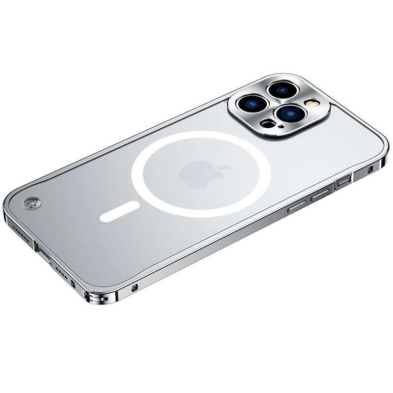 Luxury Aluminum Magnetic Case for iPhone