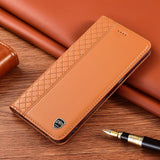 Business Genuine Leather Flip Card Slot Case for iPhone