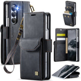 Leather Wallet Card Pouch Magnetic Case For Samsung Z Fold 6 5