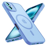 Luxury Frosted Transparent Magnetic Phone Case for iPhone
