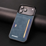 Vintage Leather Wallet Case With Card Holder for iPhone