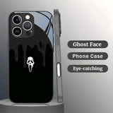 Screaming Ghost Face Mirror Case for iPhone