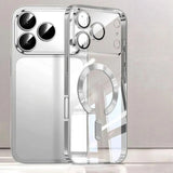 Clear Plating Soft TPU Drop Magnetic Phone Case for iPhone