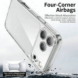 Transparent Shockproof Hard Phone Case for iPhone