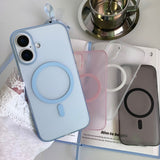 Matte Magnetic Hard PC Case for iPhone