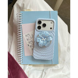 Polka-dot Lily Kickstand Magnetic Case for iPhone