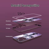 Purple Cross Electroplated Case for iPhone