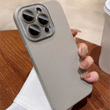 Luxury Leather Texture Silicone Case for iPhone