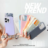 Luxury Liquid Jelly Silicone Phone Case for iPhone