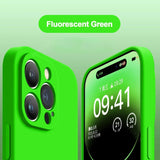 Original Liquid Soft Silicone Phone Case For iPhone