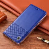 Business Genuine Leather Flip Card Slot Case for iPhone