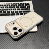 Color-blocking magnetic case for iPhone
