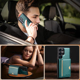 Magnetic Detachable Leather Wallet Case for Samsung