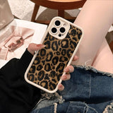 Stylish Leopard Print Soft Phone Case for IPhone