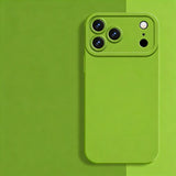 Square Liquid Silicone Silky Feel Soft Phone Case for iPhone