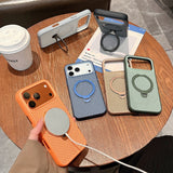 Cooling Magnetic Charging Rotating Stand Case for iPhone