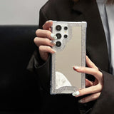 Diamond Touch-up Mirror Phone Case for Samsung