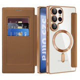 Card Slot Electroplated Ultra-Thin Phone Case for Samsung