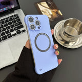 Ultra Thin Hard PC Magnetic Frameless Phone Case For Samsung