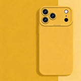 Square Liquid Silicone Silky Feel Soft Phone Case for iPhone