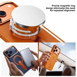 Premium Leather Magnetic Hidden Kickstand Case for iPhone