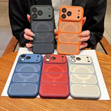 Heat-Dissipating Frosted Magnetic Shockproof Case for iPhone