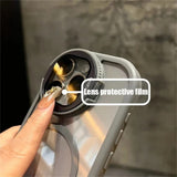 Magnetic Camera Protection Flip Stand Phone Case for iPhone