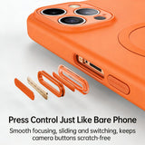 Clear Full-Coverage Magnetic Phone Case For IPhone