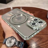 New Glitter Diamond Magnetic Case For iPhone