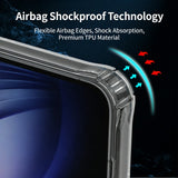 Transparent Side-Mounted Card Slot Protective Phone Case for Samsung