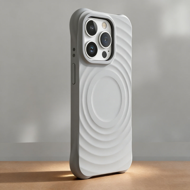 Liquid Silicone Wireless Magnetic Charging Cover for iPhone