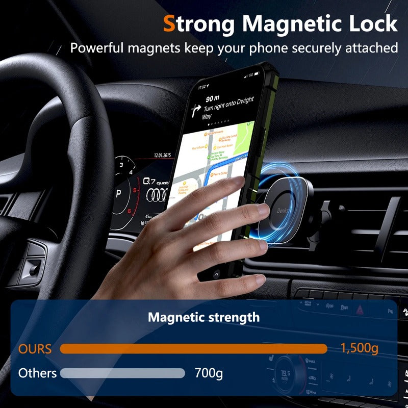 Shockproof Armor Ring Holder Magnetic Case For iPhone
