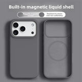Liquid Silicone Magnetic Soft Phone Case for iPhone