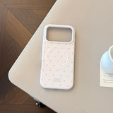 Polka-Dot Magnetic Matte Shockproof Case for iPhone