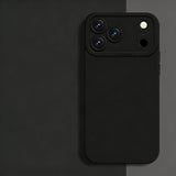 Square Liquid Silicone Silky Feel Soft Phone Case for iPhone