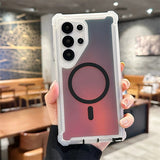 Luxury Shockproof Magnetic Changing Color Phone Case for Samsung