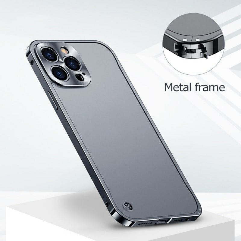 Electroplated Metal Frame Case For iPhone