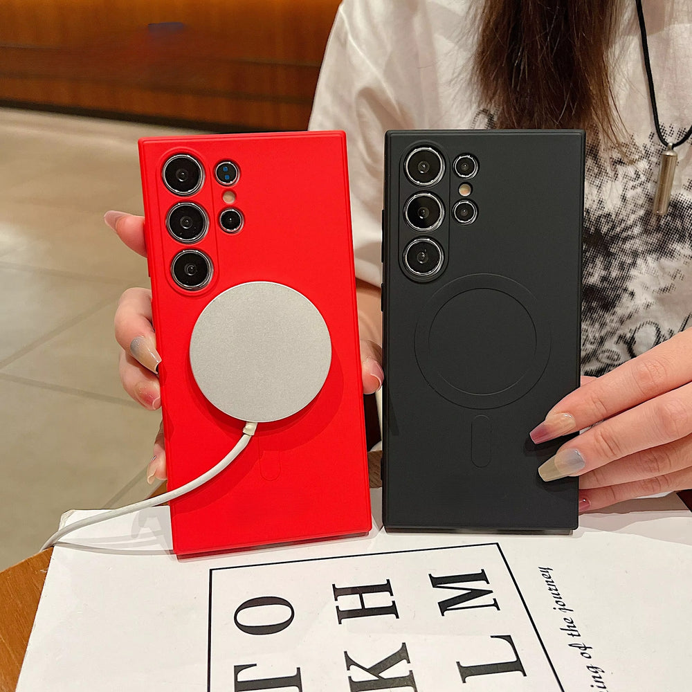 Liquid Silicone For Magsafe Magnetic Case for Samsung