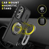 Window-Mounted Magnetic Phone Case for Samsung