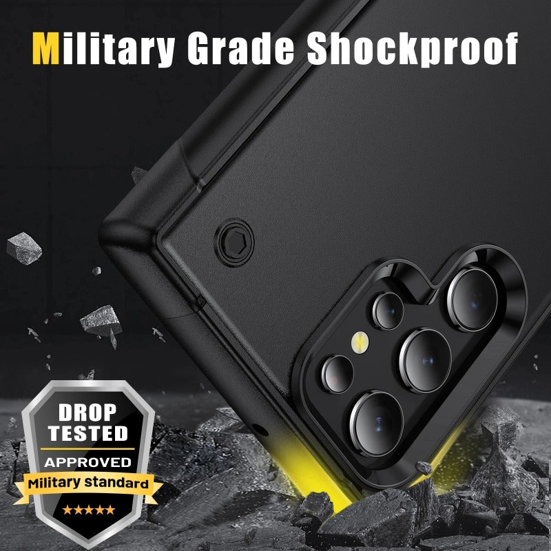 Heavy Duty Armor Shockproof Stand Phone Case For Samsung