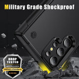 Heavy Duty Armor Shockproof Stand Phone Case For Samsung