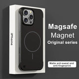 Ultra Thin Frameless Magnetic Case For iPhone